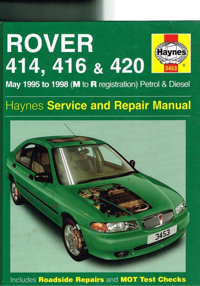 Preview of the first image of ROVER 414, 416 & 420 MAY 1995 TO 1998 (M TO R REGISTRATION).