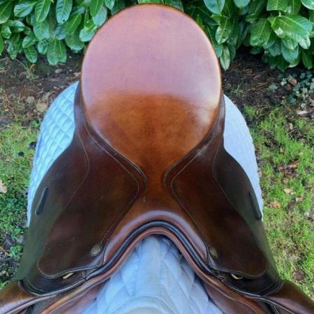 Image 8 of Bates Caprilli 17.5 inch gp saddle