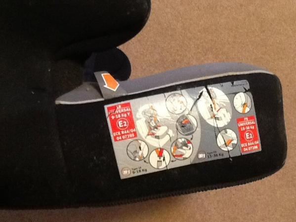 Image 3 of BabyStart L6 Universal Child's Car Seat - Pre-owned