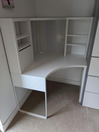 Image 1 of IKEA MICKE Corner Desk in great condition. RRP: £179