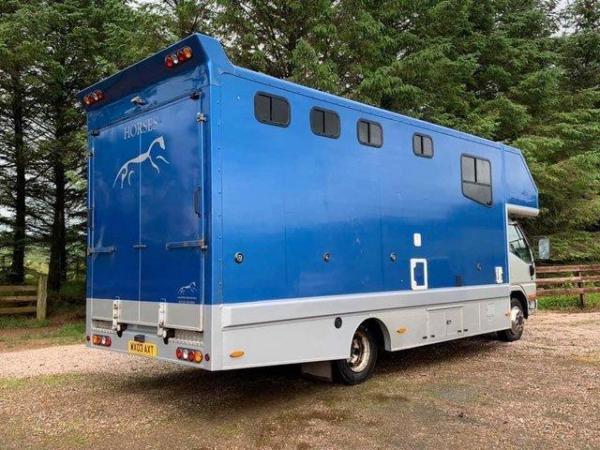 Image 2 of Mitsubishi Canter 7.5t horsebox for sale