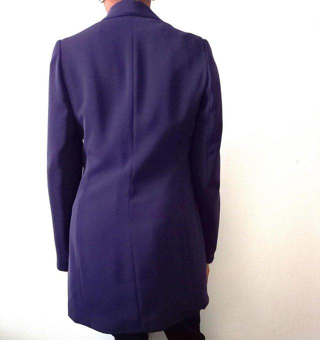 Preview of the first image of Long Style Purple Jacket - good condition.