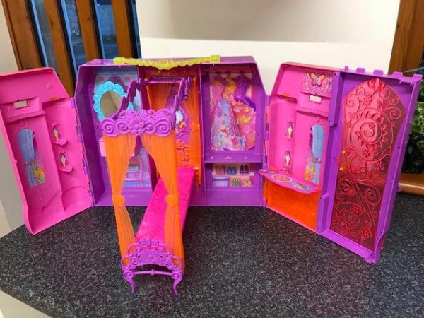 Image 1 of Barbie car, Barbie Doll , Barbie carry house (opens up)