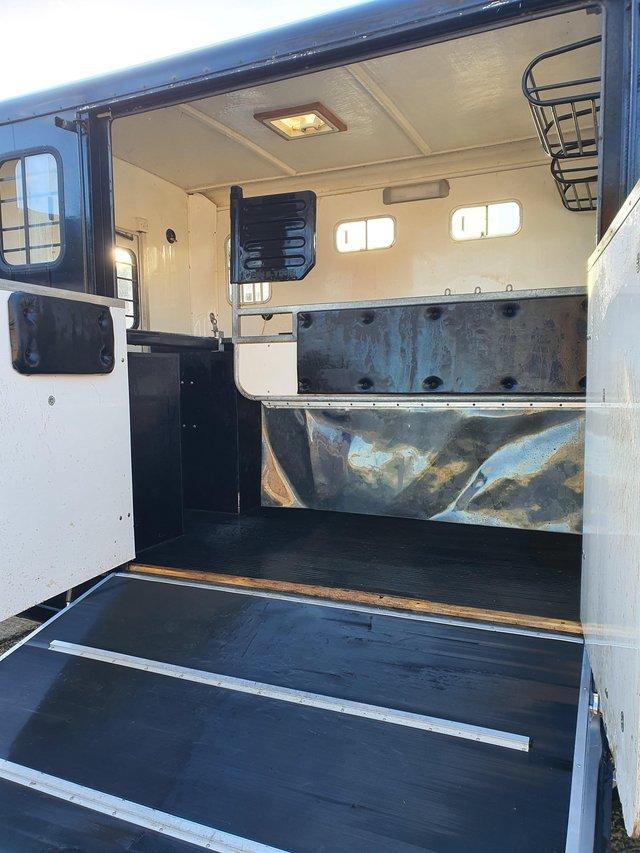 Preview of the first image of Equitrek Star Treka horse trailer with living.