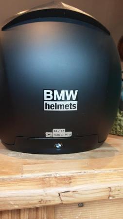 Image 2 of Bmw motorcycle matt black helmet for sale