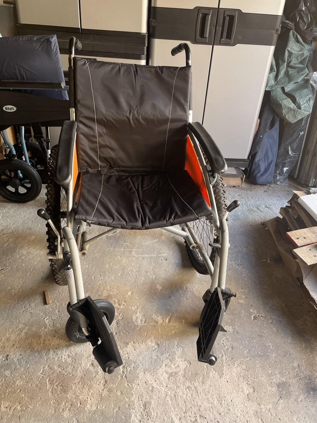 Preview of the first image of Very good condition Wheelchair for sale.