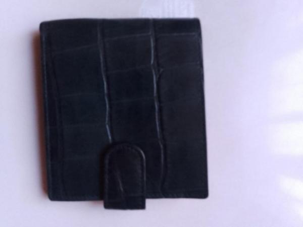 Image 1 of Mens cloth wallet - Dark blue. Has zip. Perfect.
