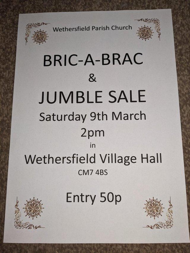 Preview of the first image of Bric-a-Brac and Jumble Sale.