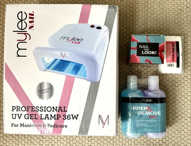 Preview of the first image of Mylee UV Lamp Kit incl. Gel Nail Essentials.