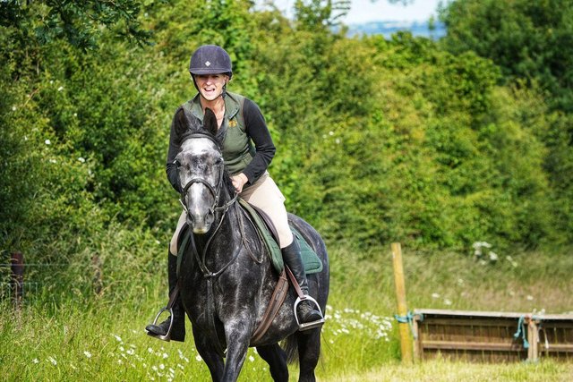 Preview of the first image of 16hh QUALITY IRISH MARE 7yrs event prospect/funride hunter.