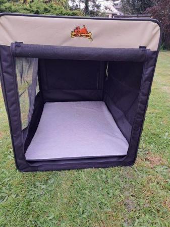 Image 3 of EXTRA LARGE CANVAS DOG CRATE WITH CARRYING BAG