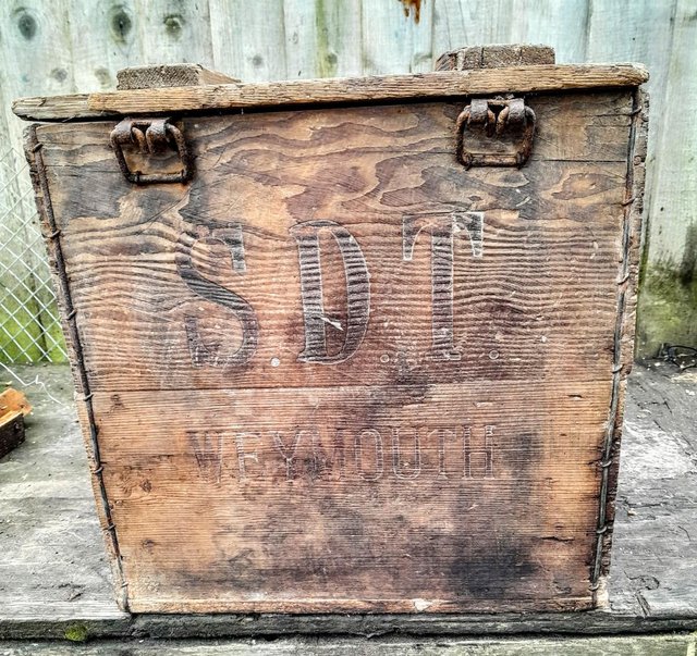 Preview of the first image of Vintage Yonder Hill Sawmills wooden crate.