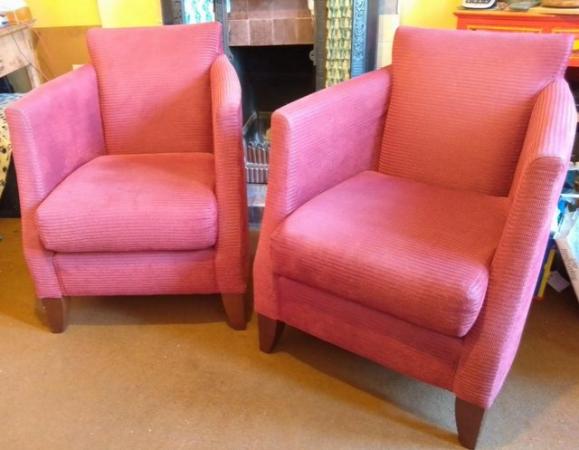 Image 7 of Arm Chairs Comfortable Pair of