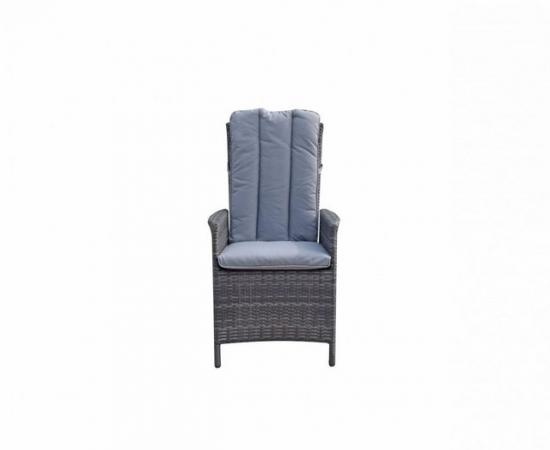 Image 3 of Emily Rattan Reclining Chair in 8mm Grey