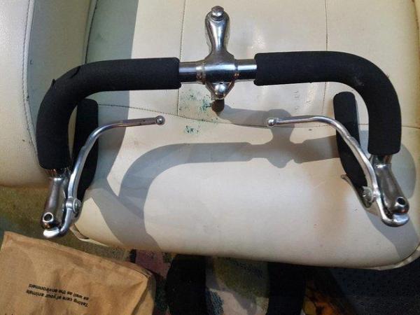 Image 2 of Cycle Drop Handlebars Width 40 cm , With double soft Grips,