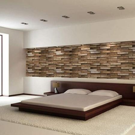 Image 1 of Wall Panels PVC Cladding Tiles 3D Effect Covering