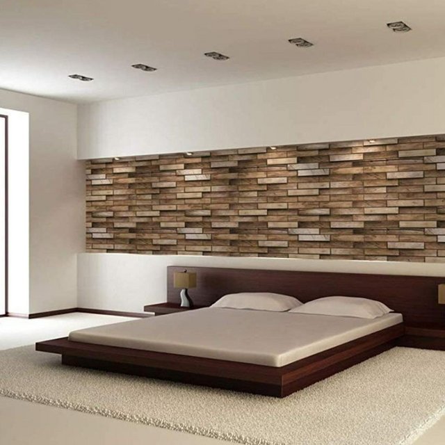Preview of the first image of Wall Panels PVC Cladding Tiles 3D Effect Covering.