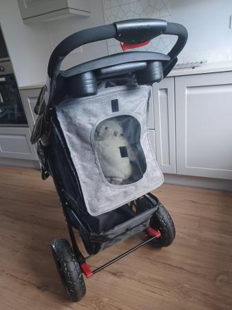 Image 2 of Dog stroller with raincover