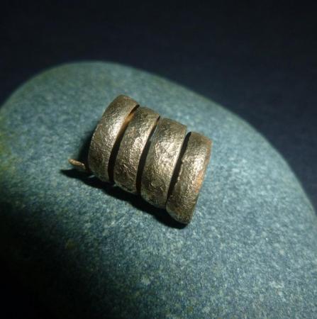 Image 4 of Genuine Antique Ancient Viking Beard or Hair ring