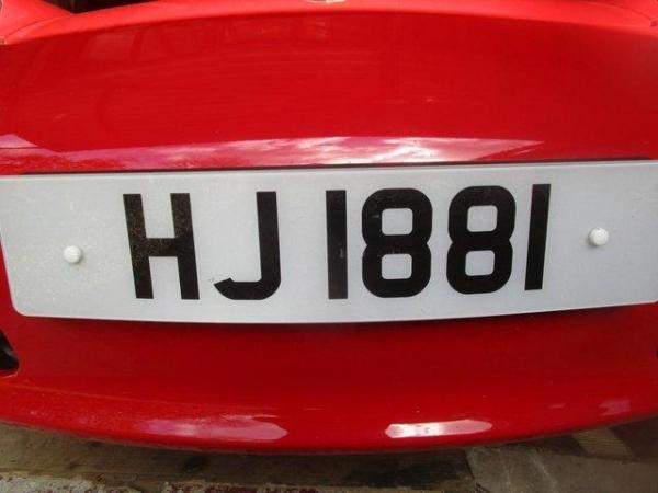 Image 2 of Cherished number plate HJ on retention certificate