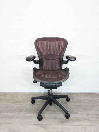 Image 3 of Herman Miller Aeron Office Chair, Ergonomic, Size B