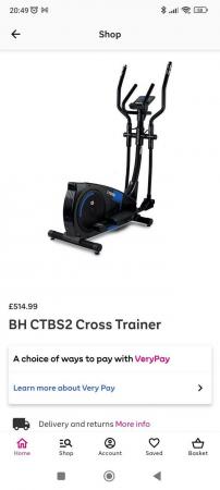 Image 2 of CROSS TRAINER FOR SALE, NEARLY NEW, BARELY USED