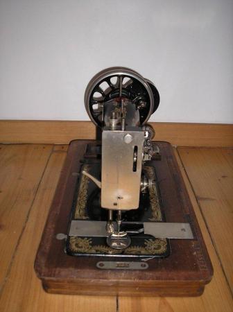 Image 3 of Antique Frister & Rossmann Sewing machine & lockable case.Fr