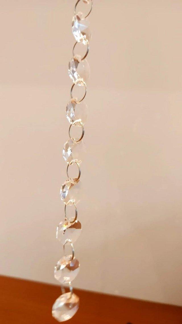 Preview of the first image of Crystal Chandelier Garland Strand x 5 ( Each 30cms long).