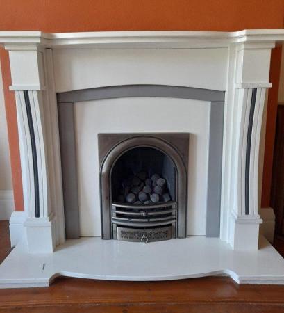 Image 3 of Marble Fire surround and hearth