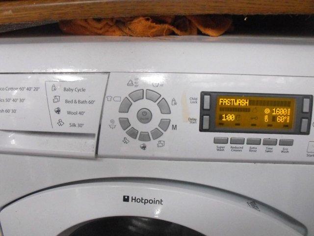 Preview of the first image of HOTPOINT  9KG WASHING MACHINE - SPARES & REPAIRS.