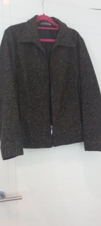 Image 1 of M&S casual, zipped flecked wool Jacket size 16