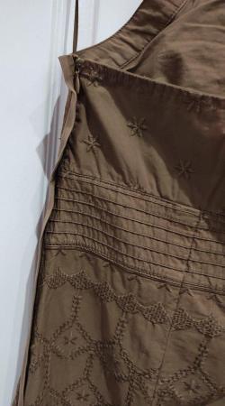 Image 16 of New NEXT Brown Halter Dress Size 12