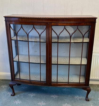 Image 3 of Antique Wooden Display Cabinet