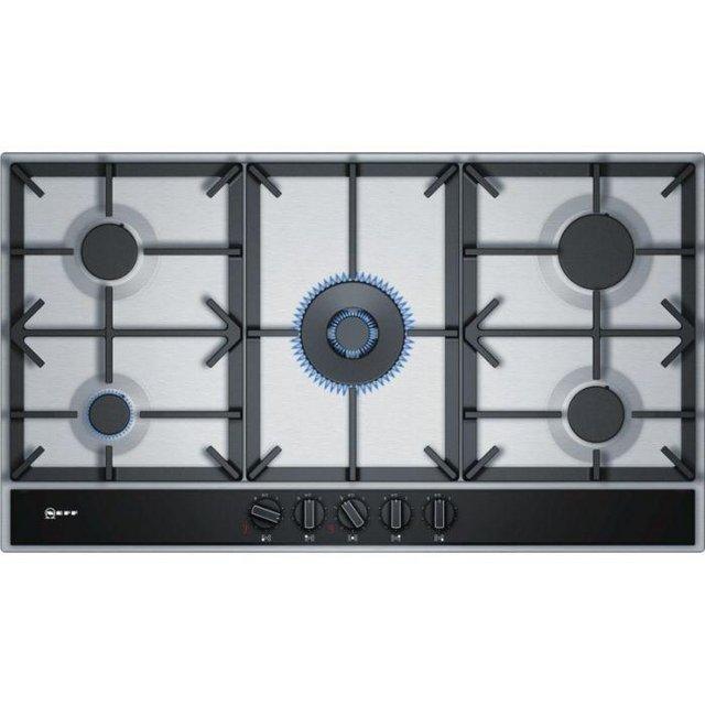 Preview of the first image of NEFF 90CM S/S 5 BURNER GAS HOB-FLAME SELECT-WOK-WOW.