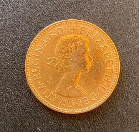 Image 1 of 1958 Half Penny Extremely Fine Collector Quality