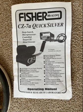 Image 3 of Fisher CZ - 7A metal detector
