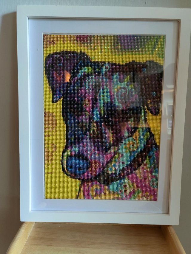 Preview of the first image of Jack Russel Mosaic Picture.