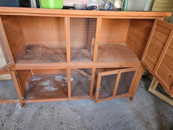 Image 2 of Pets at Home 2 tier rabbit hutch