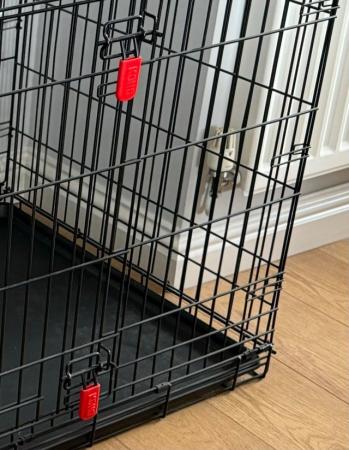 Image 4 of Kong Two Door Ultra-Strong Dog Crate Black Large