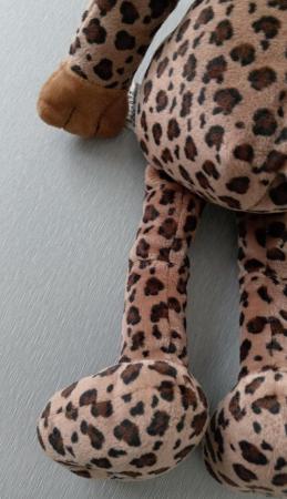Image 12 of Russ Berrie UK soft toy Leopard.  Length approx: 14".