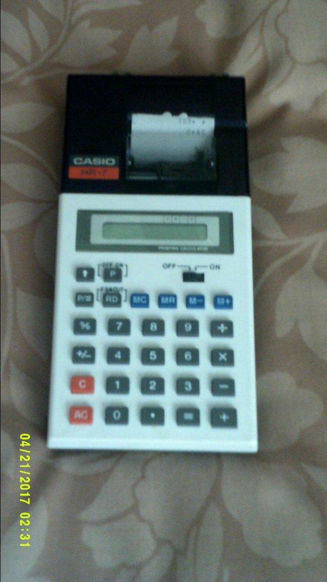 Preview of the first image of Casio HR-7 Printer Calculator. Price £5.00.