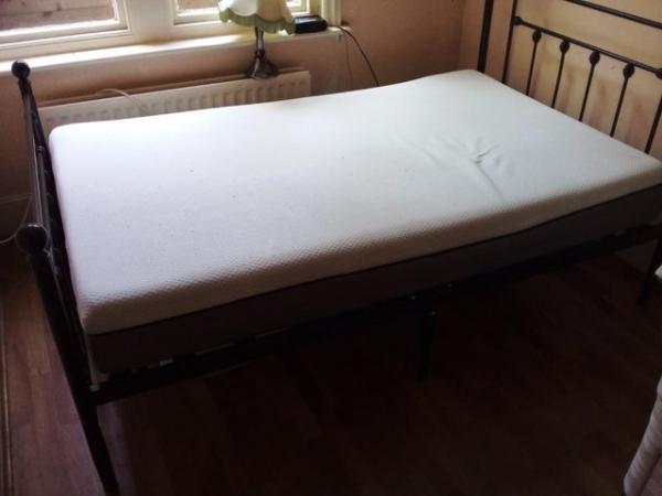 Image 2 of Bed and thick foam mattress