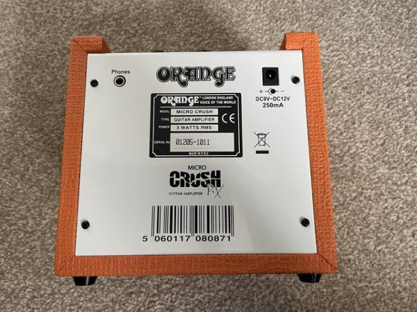 Image 2 of Orange Micro Crush 3 Watt Guitar Amplifier