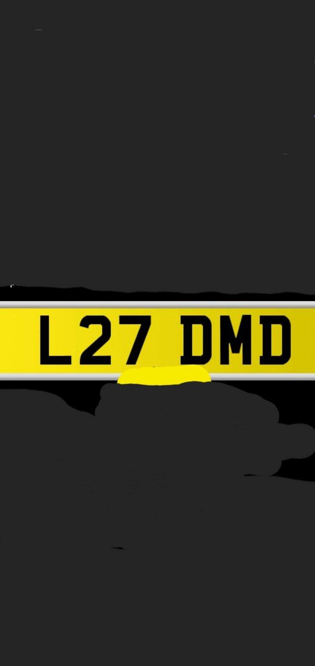 Preview of the first image of Private number plate L27 DMD for sale.
