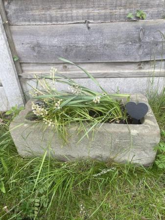 Image 2 of Stone garden trough old and heavy