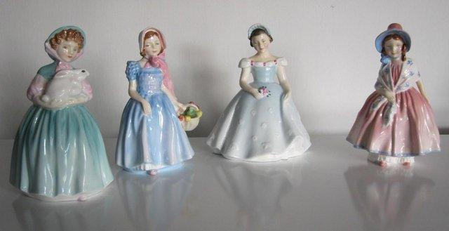 Image 1 of COLLECTION OF ROYAL DOULTON BONE CHINA FIGURINES.
