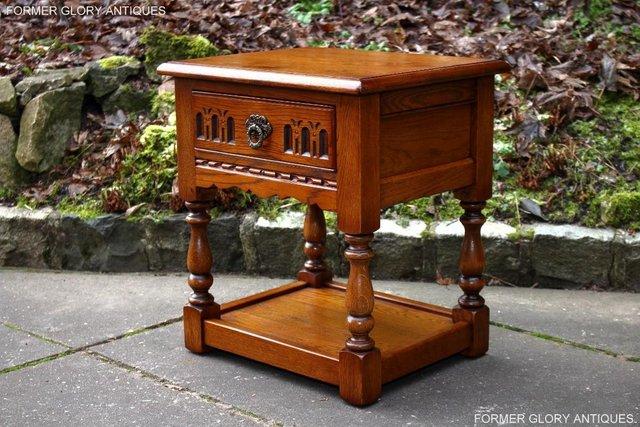 Image 91 of OLD CHARM LIGHT OAK PHONE LAMP TABLE BEDSIDE CABINET STAND