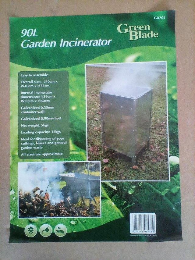 Preview of the first image of Green blade garden incinerator.