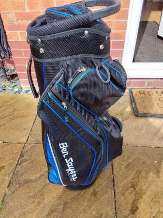 Image 3 of Ben sayer golf bag in Black and blue