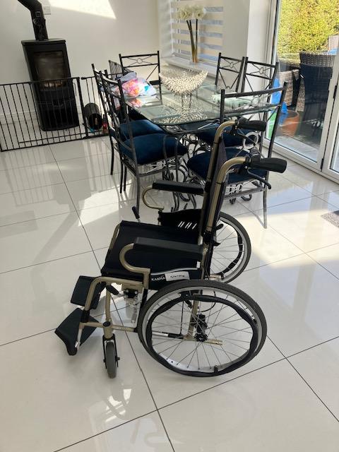 Preview of the first image of Karma wheelchair in good condition - pick up only.